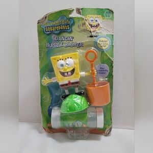 SPONGEBOB SQUAREPANTS DANCIN' BUBBLE BLOWER 2001 Viacom New Sealed